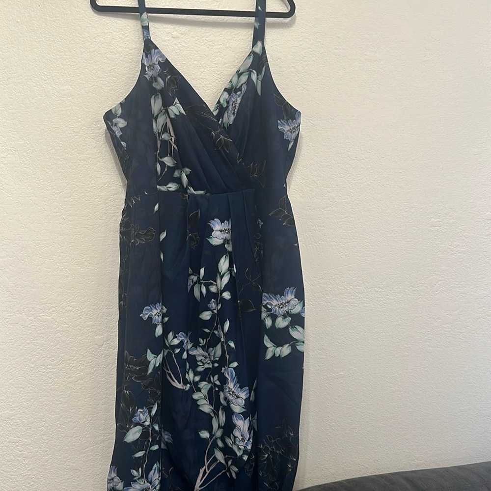 City Chic Navy Floral Dress (Plus Size)